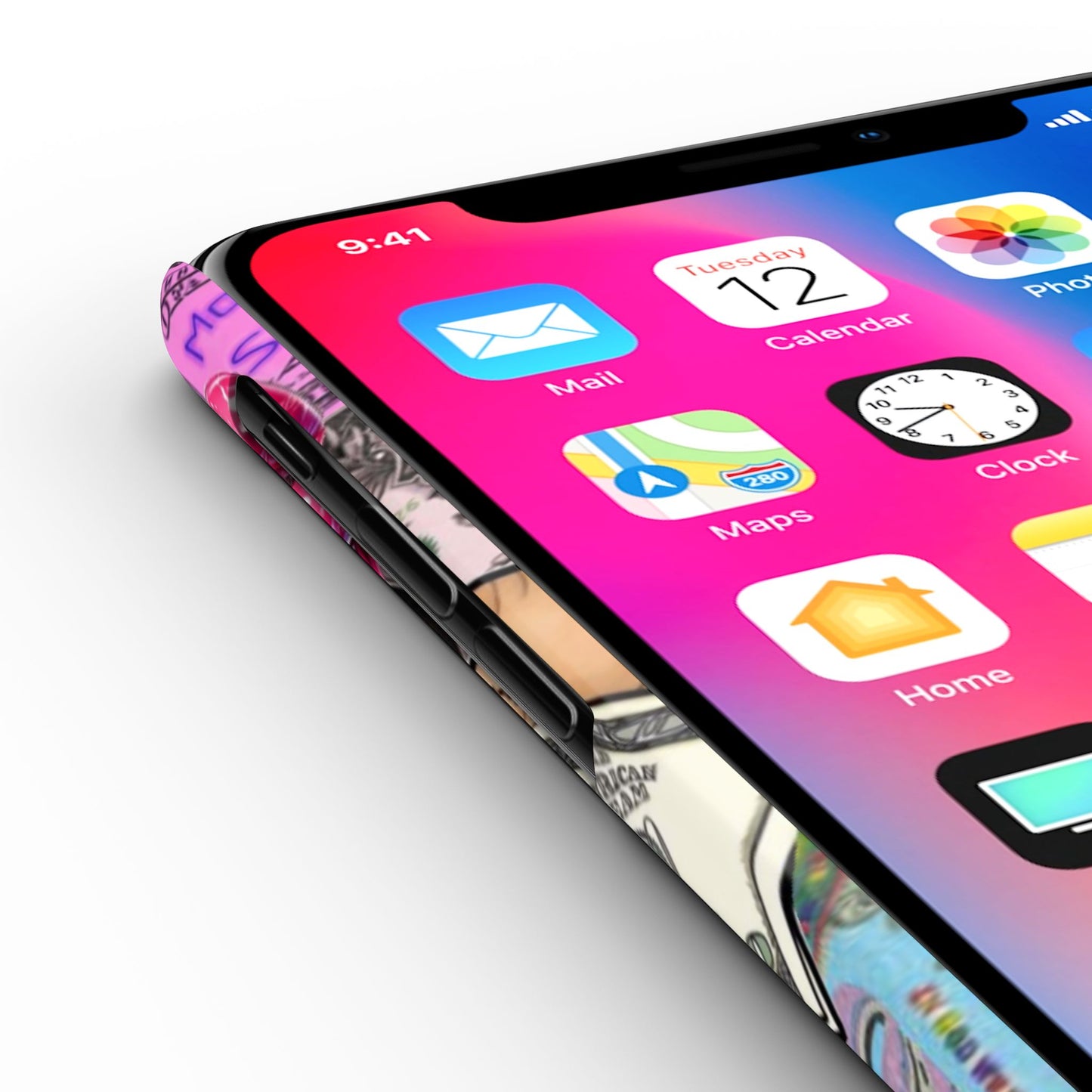 Vibrant Slim Phone Case with Iconic Graphic Design