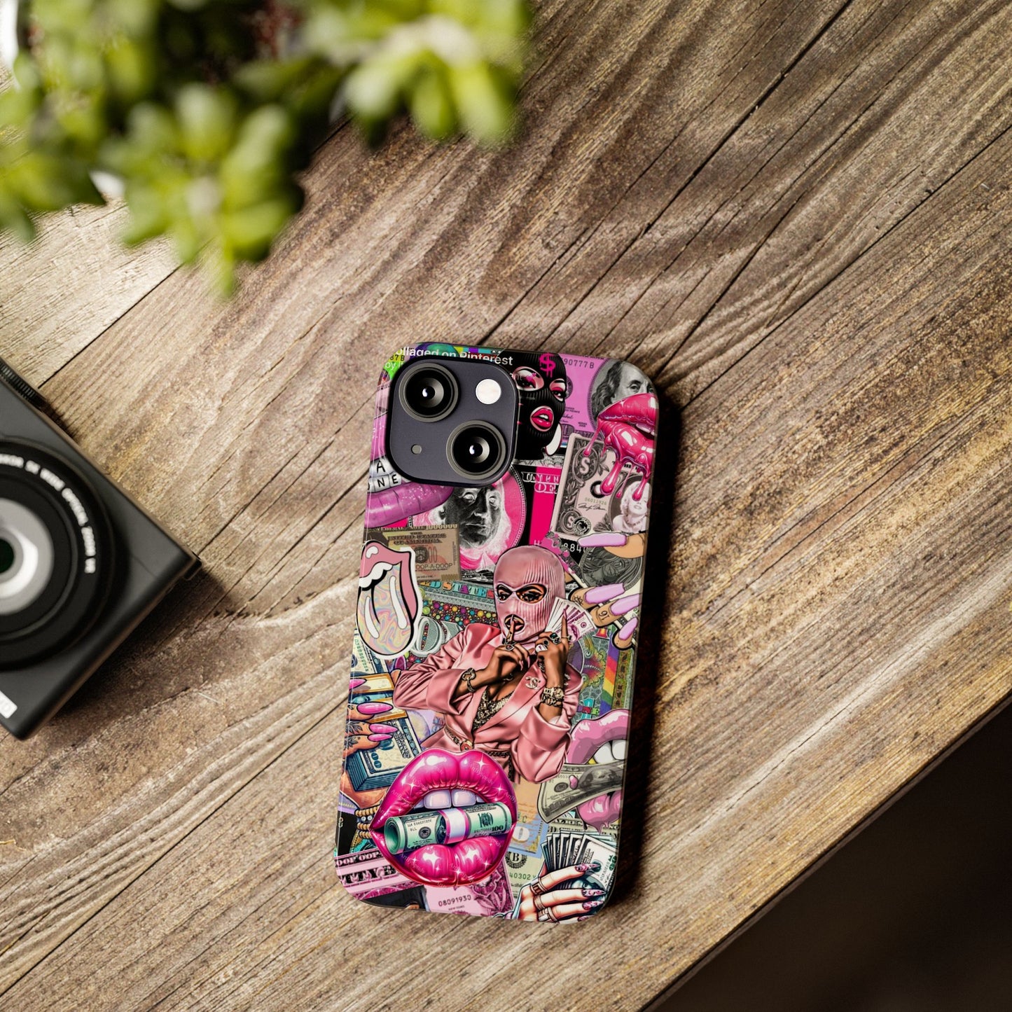 Vibrant Slim Phone Case with Iconic Graphic Design