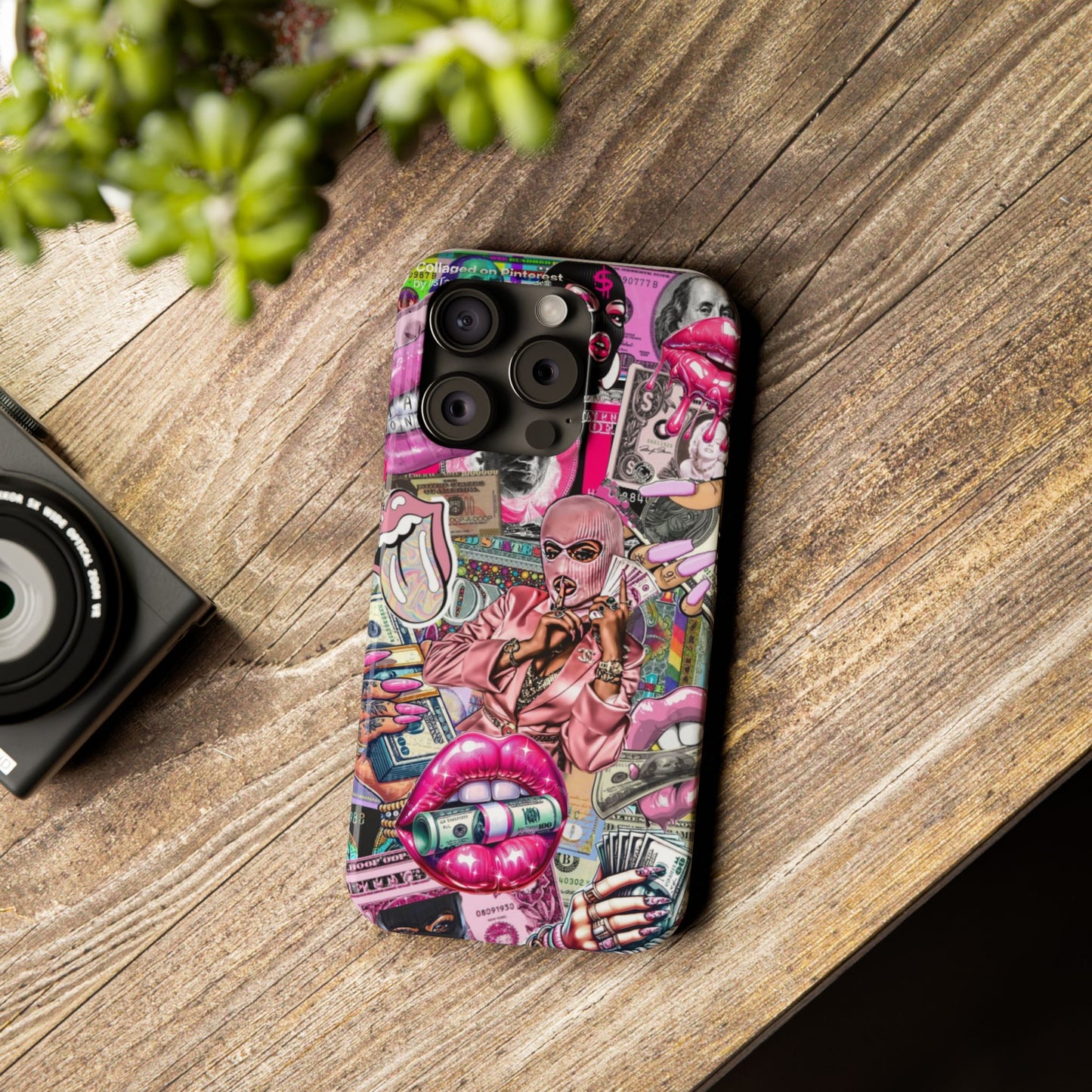 Vibrant Slim Phone Case with Iconic Graphic Design