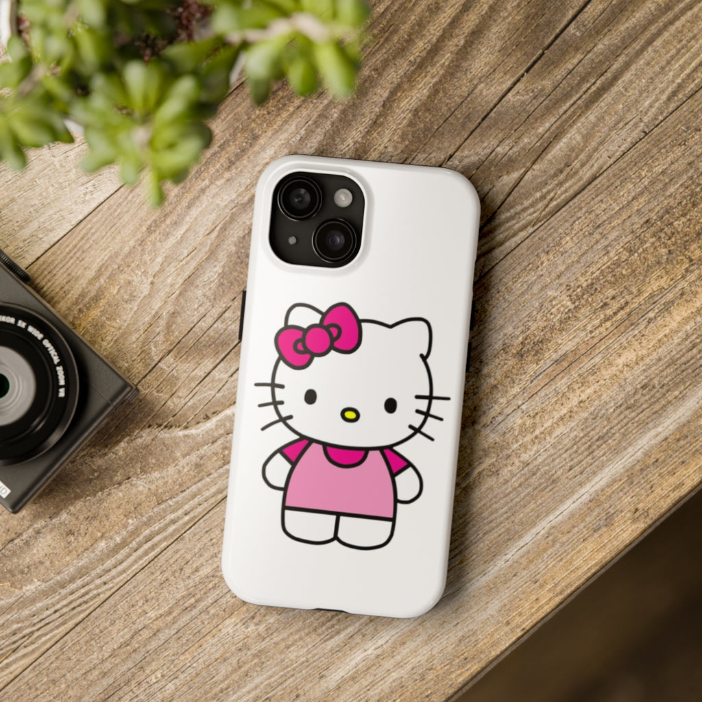 Pink Kitty Phone Case (iPhone 15)