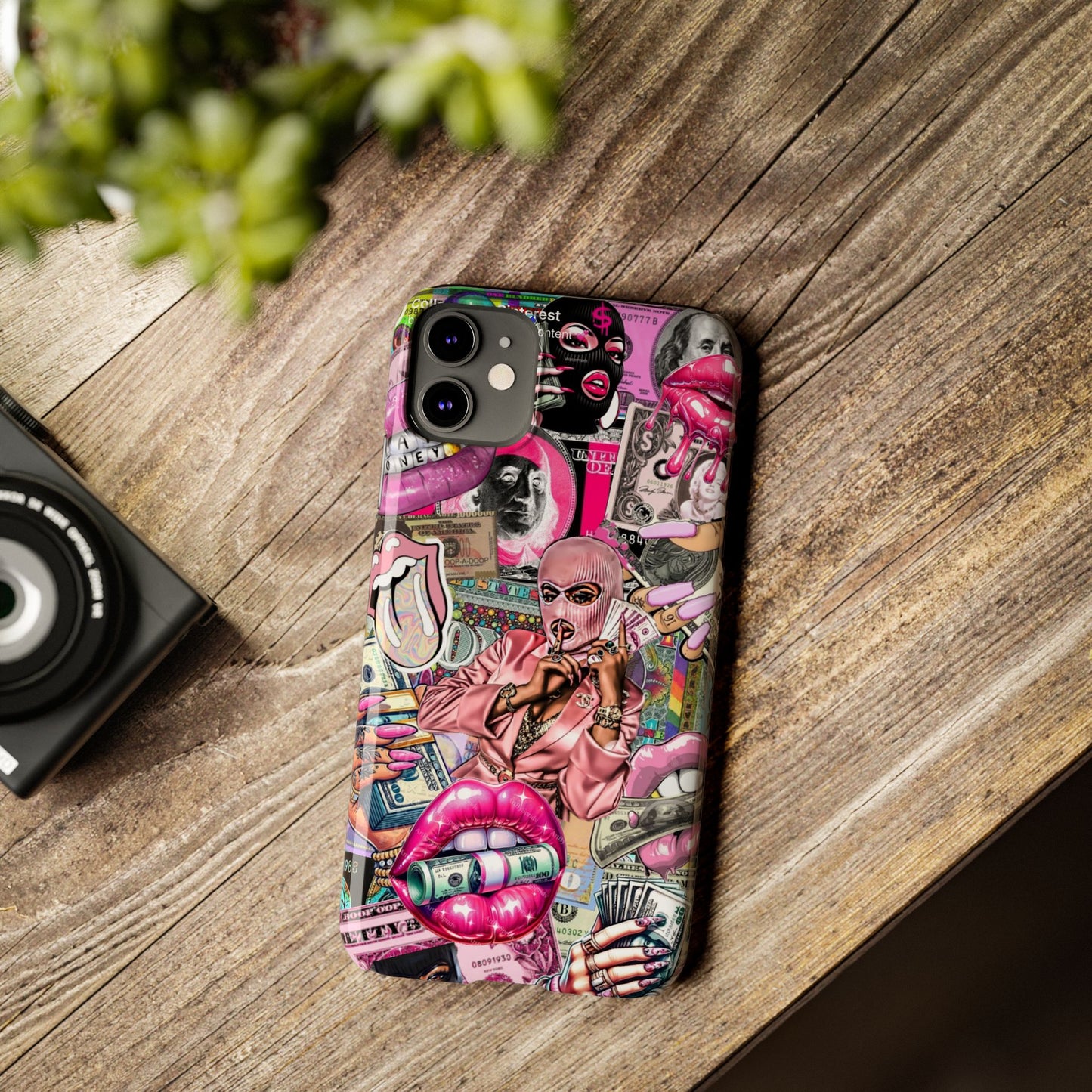Vibrant Slim Phone Case with Iconic Graphic Design