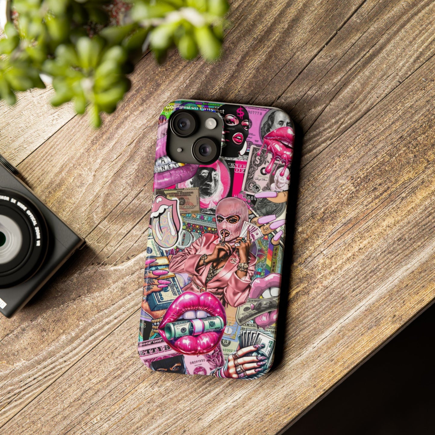 Vibrant Slim Phone Case with Iconic Graphic Design