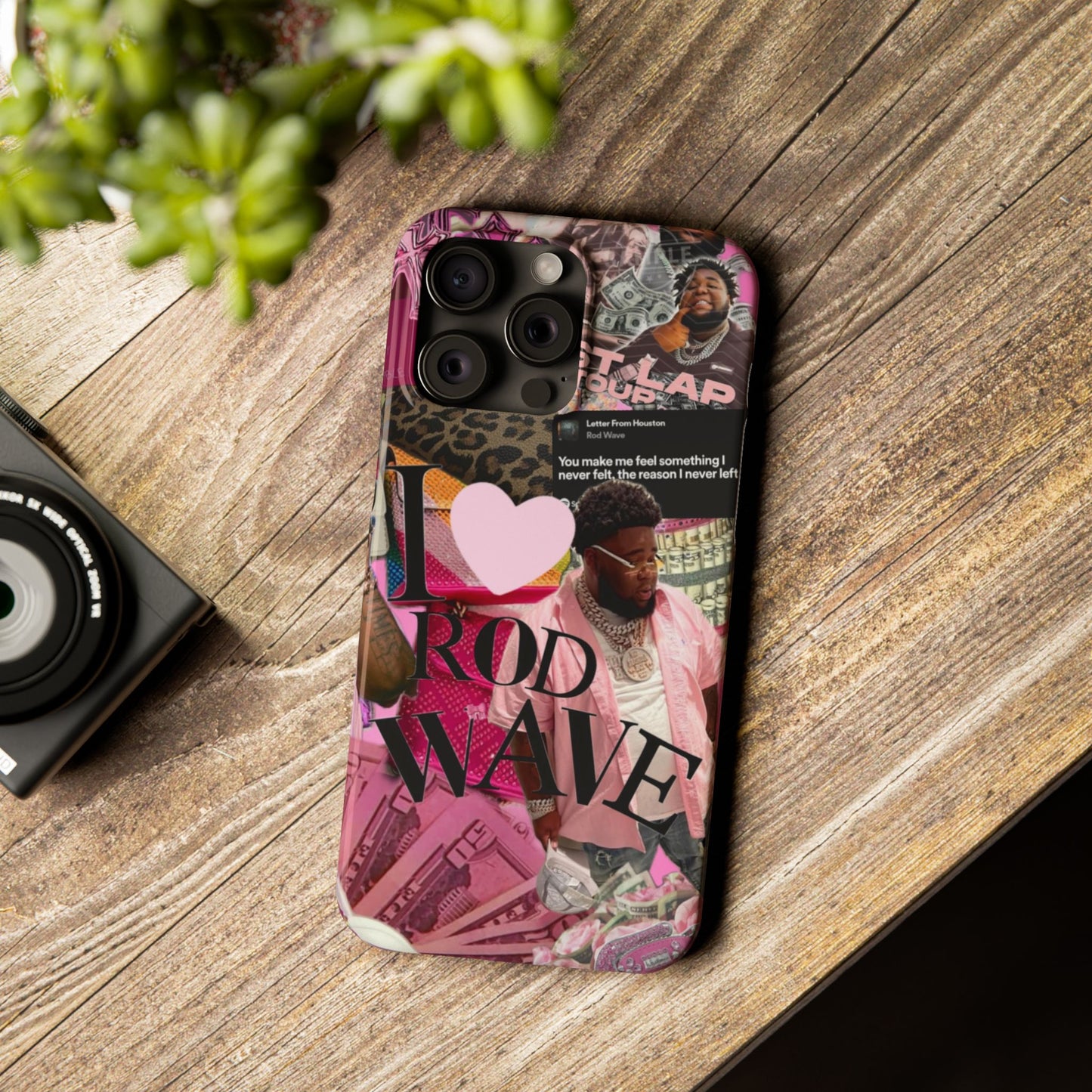 Rod Wave Slim Phone Case - Stylish & Trendy Accessories for Music Lovers