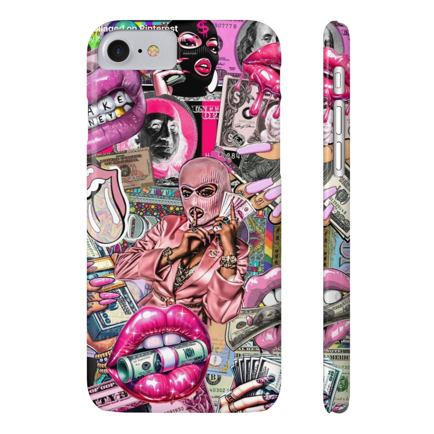 Vibrant Slim Phone Case with Iconic Graphic Design