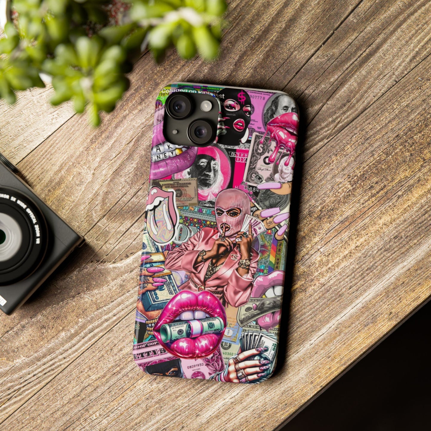 Vibrant Slim Phone Case with Iconic Graphic Design