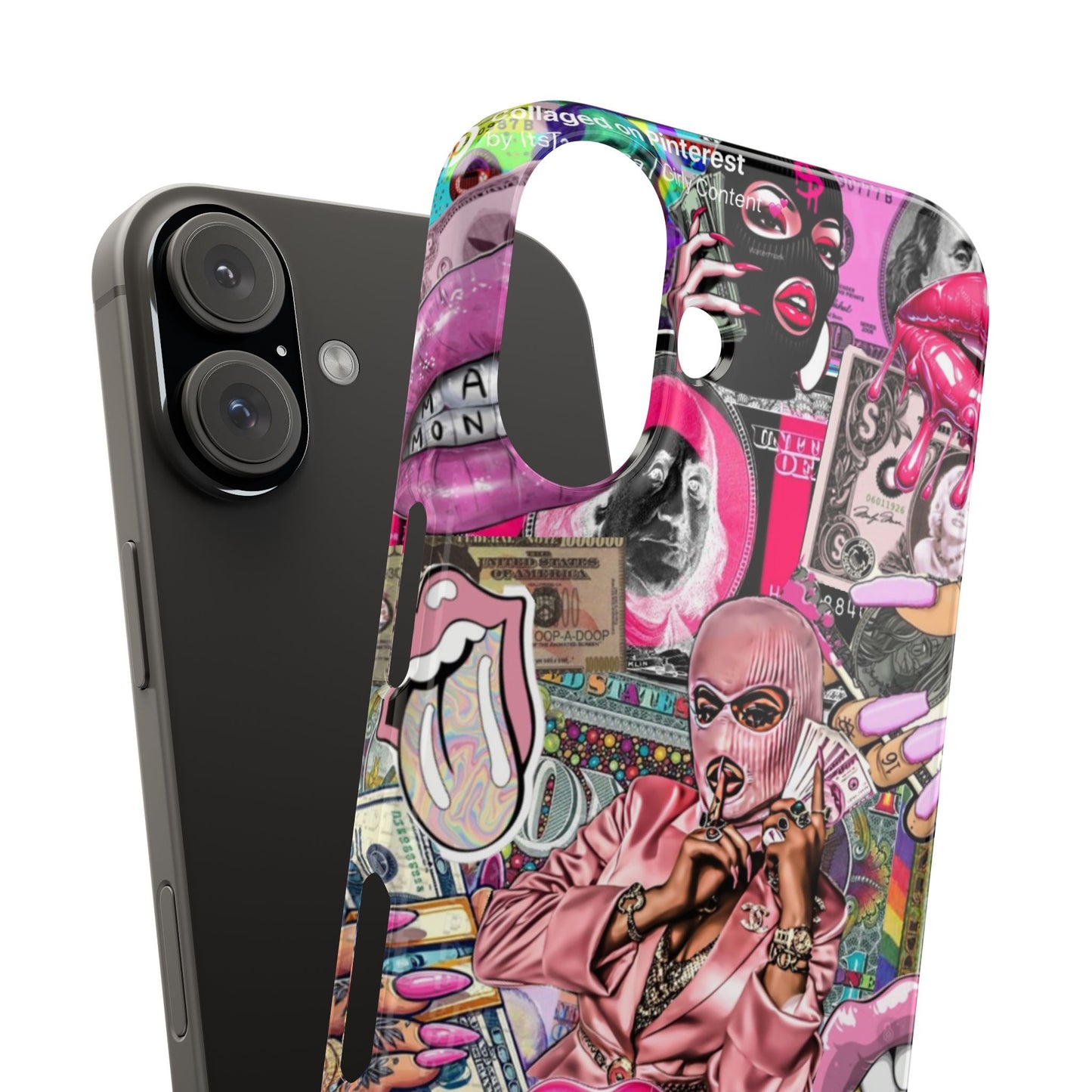 Vibrant Slim Phone Case with Iconic Graphic Design