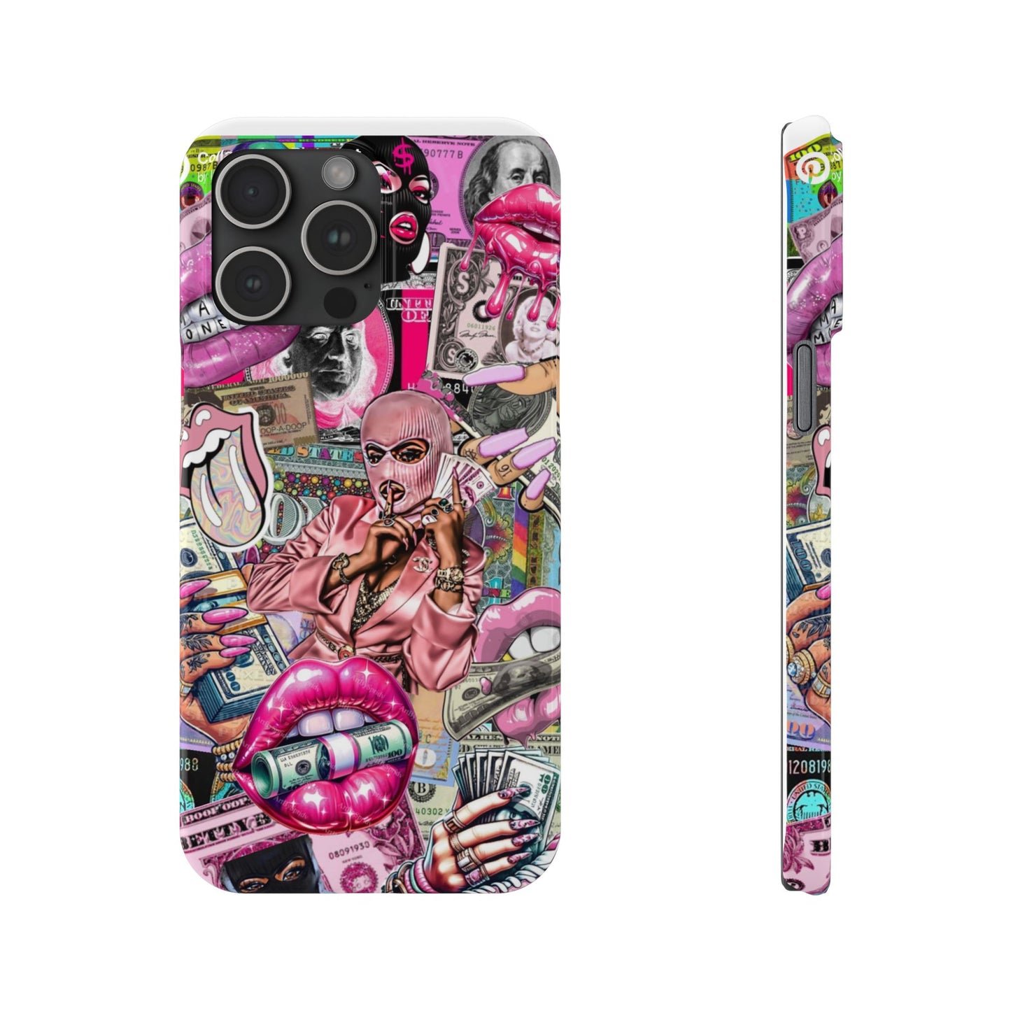 Vibrant Slim Phone Case with Iconic Graphic Design
