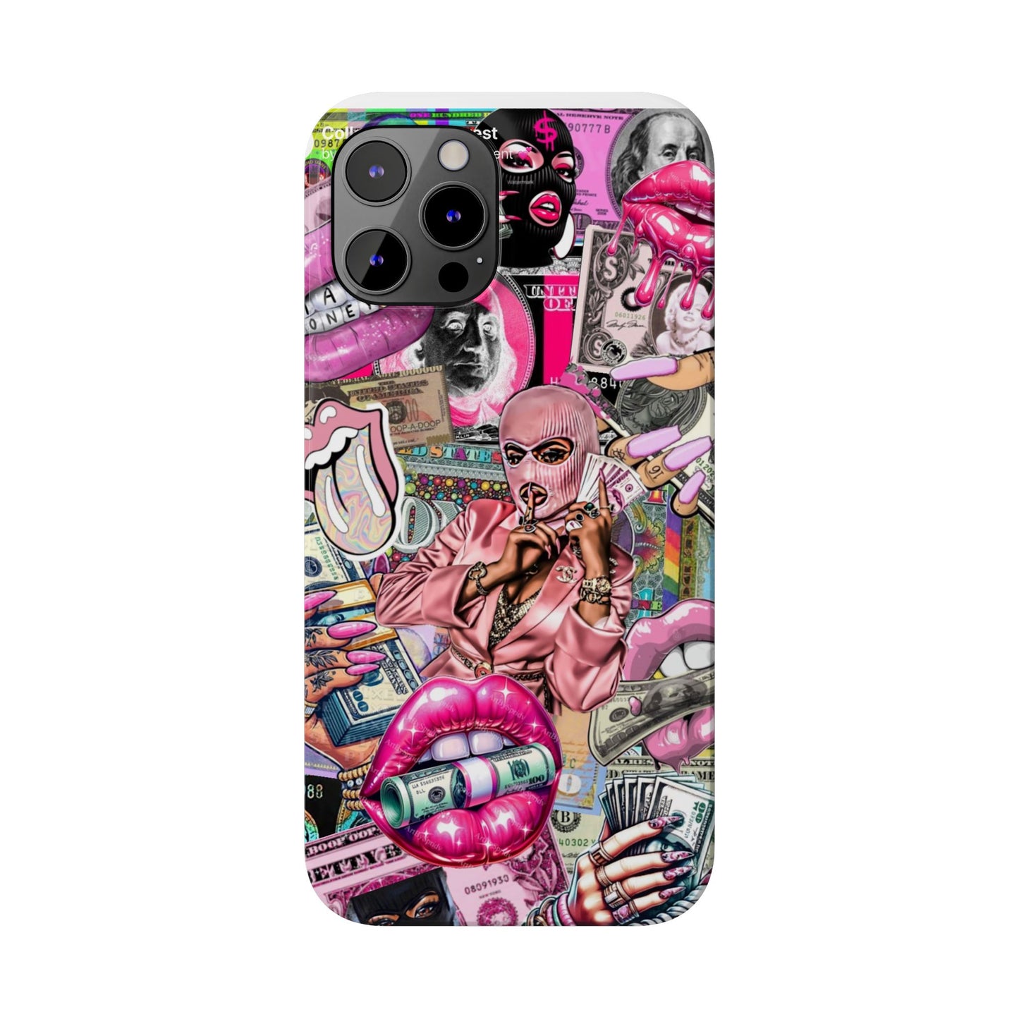 Vibrant Slim Phone Case with Iconic Graphic Design