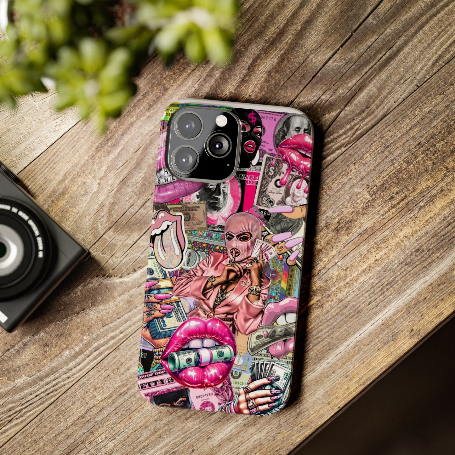 Vibrant Slim Phone Case with Iconic Graphic Design