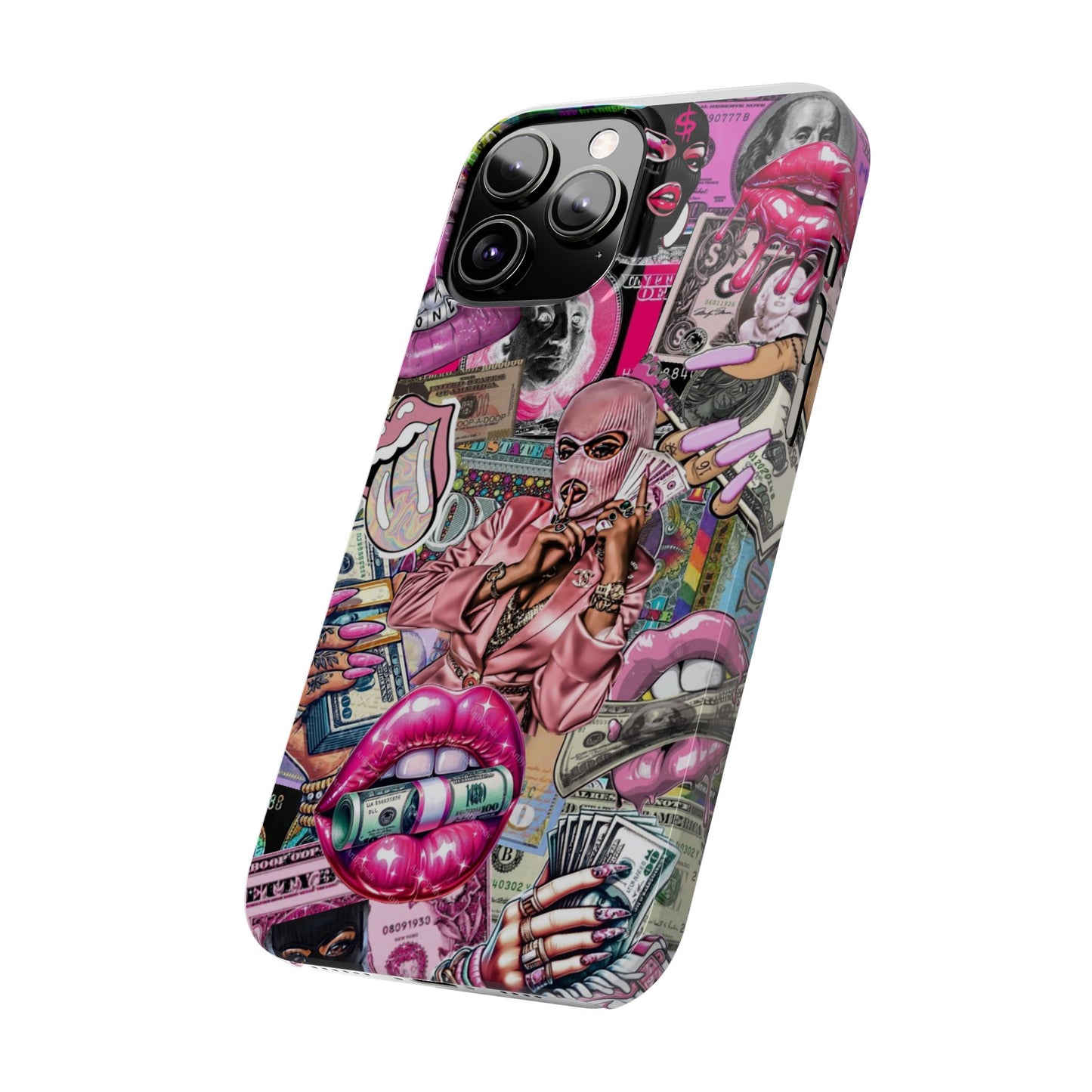Vibrant Slim Phone Case with Iconic Graphic Design
