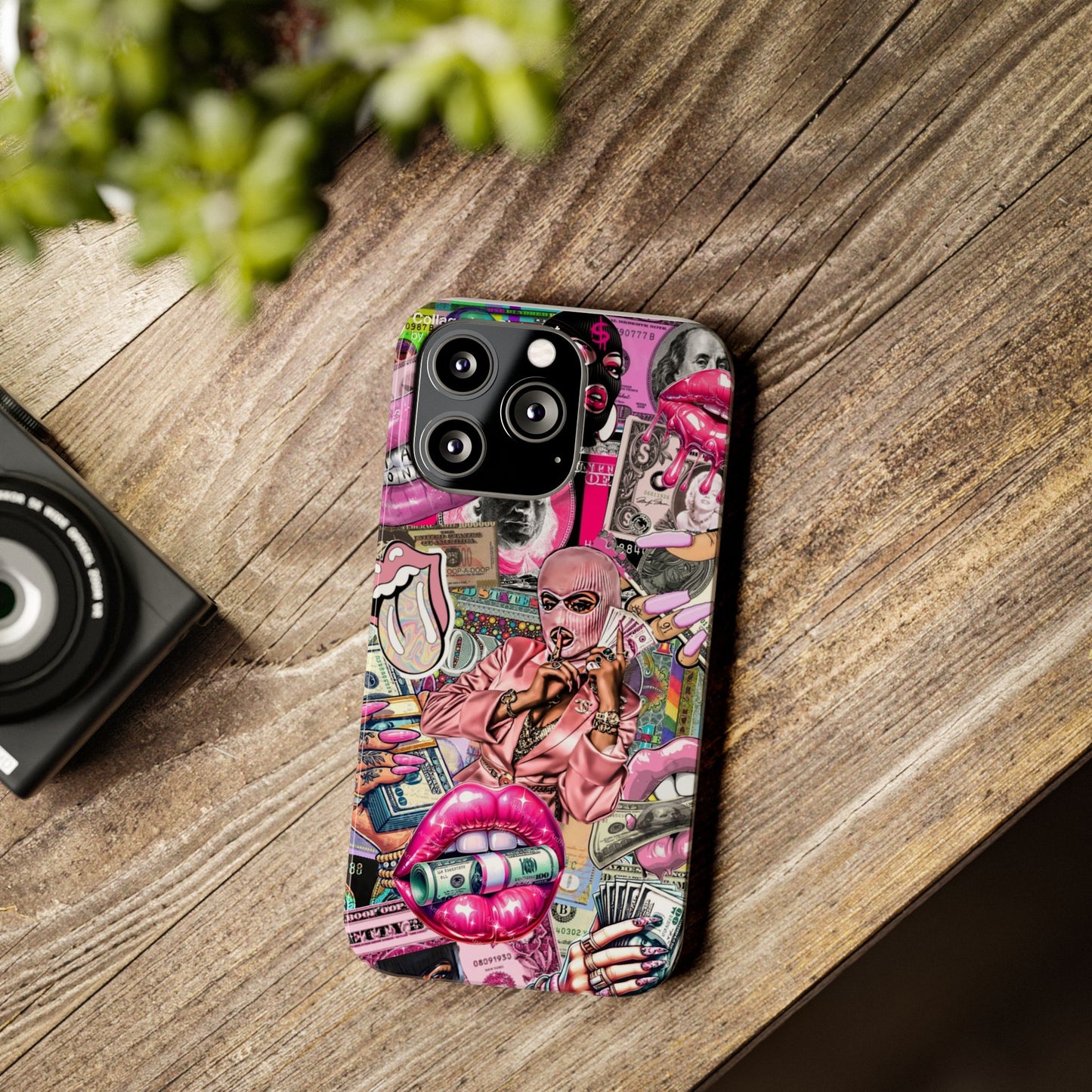 Vibrant Slim Phone Case with Iconic Graphic Design
