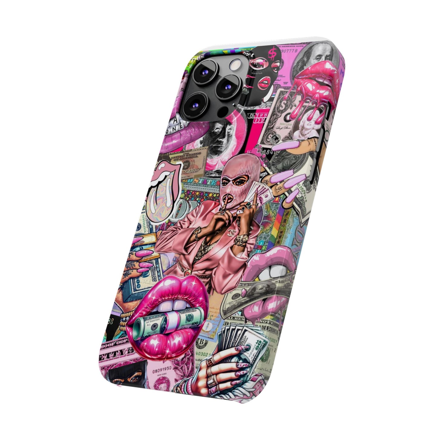 Vibrant Slim Phone Case with Iconic Graphic Design