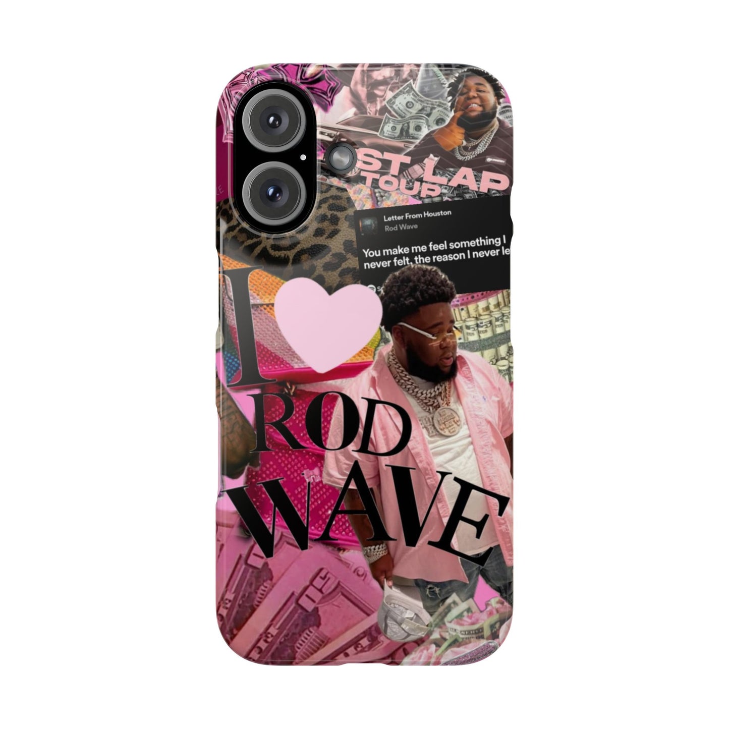 Rod Wave Slim Phone Case - Stylish & Trendy Accessories for Music Lovers