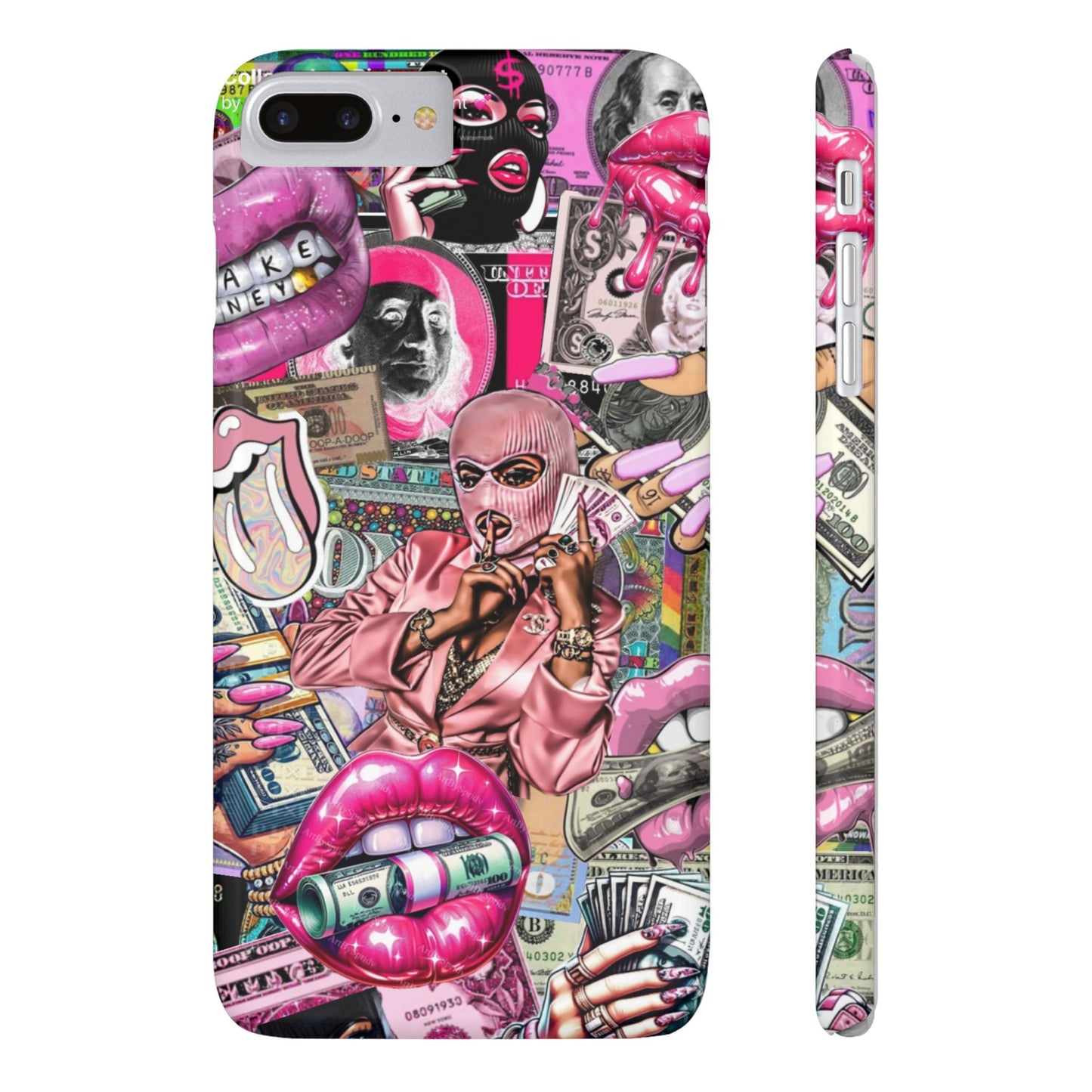 Vibrant Slim Phone Case with Iconic Graphic Design