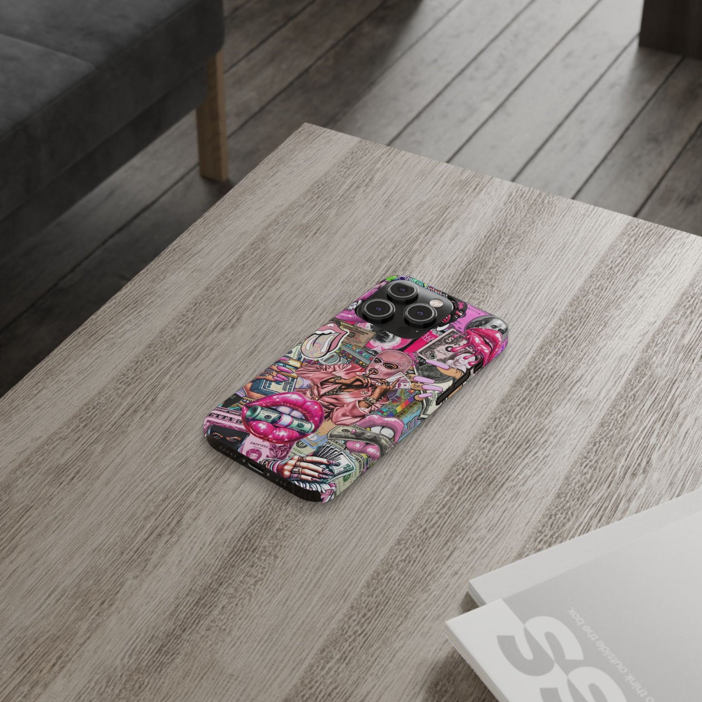 Vibrant Slim Phone Case with Iconic Graphic Design