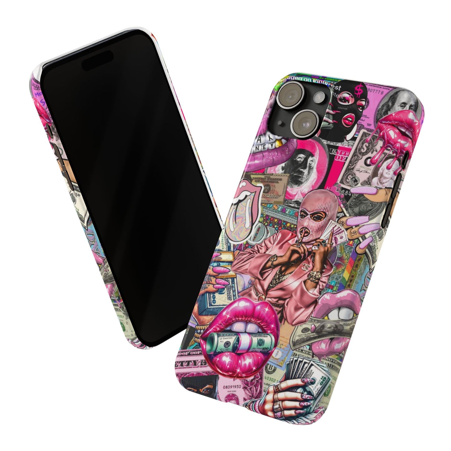 Vibrant Slim Phone Case with Iconic Graphic Design