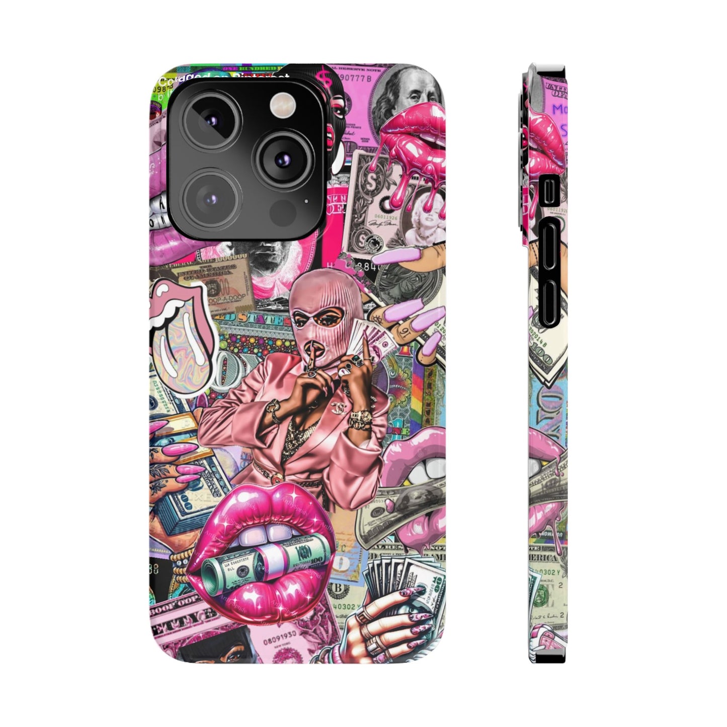 Vibrant Slim Phone Case with Iconic Graphic Design