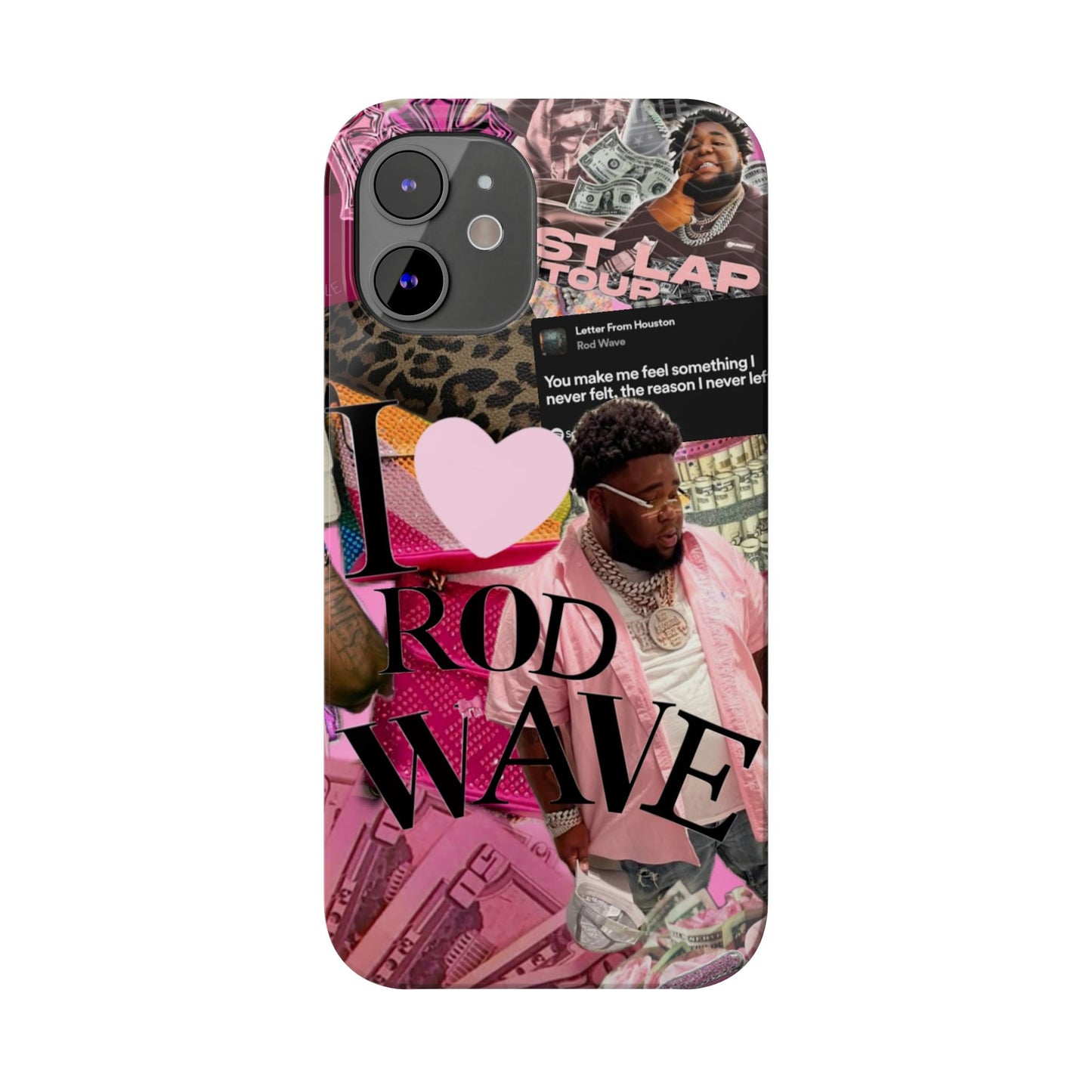 Rod Wave Slim Phone Case - Stylish & Trendy Accessories for Music Lovers