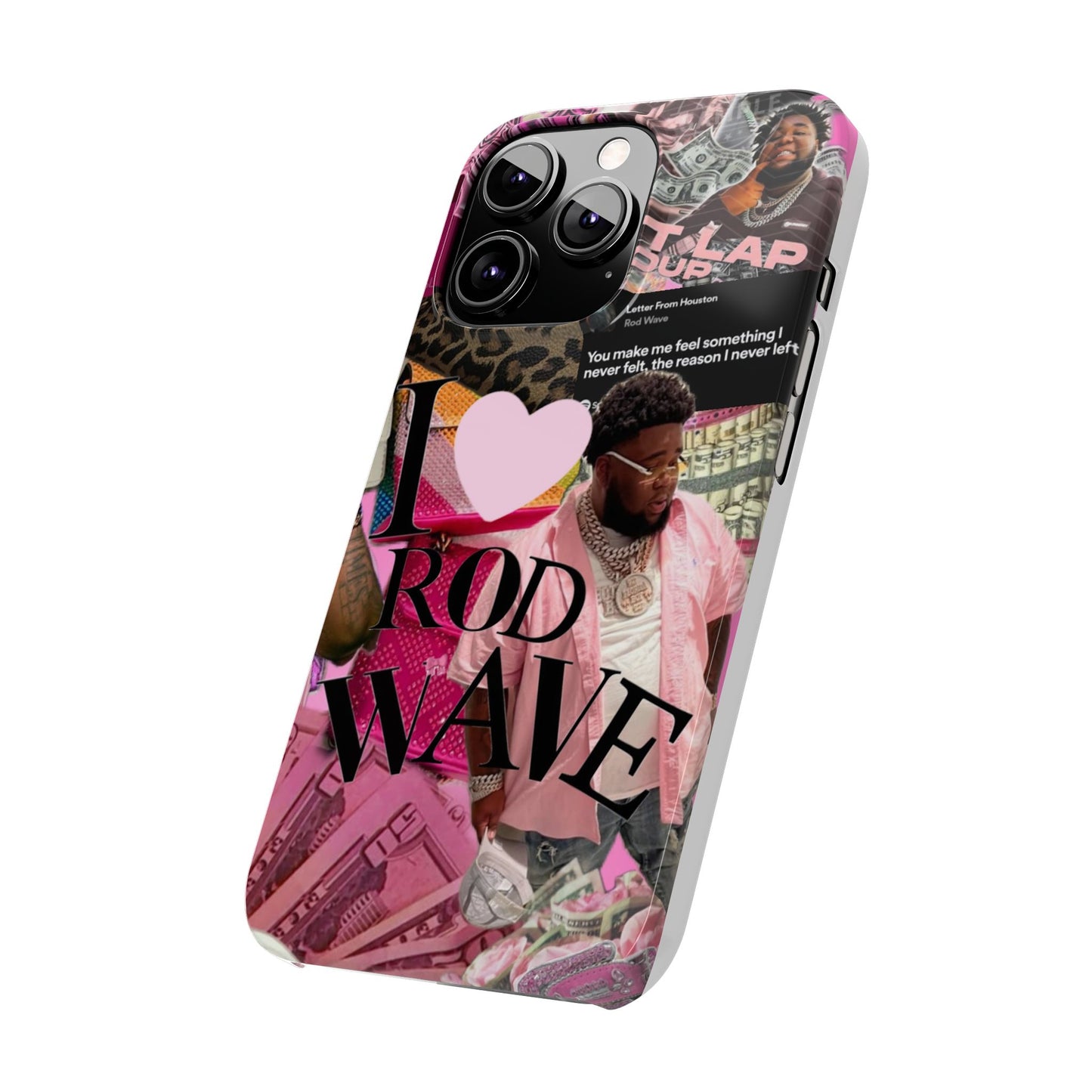 Rod Wave Slim Phone Case - Stylish & Trendy Accessories for Music Lovers