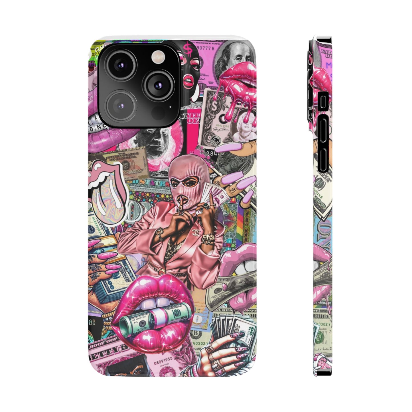 Vibrant Slim Phone Case with Iconic Graphic Design