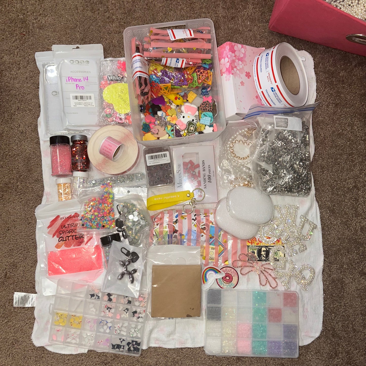 Craft Supplies / Junk Case Supplies (free ship)