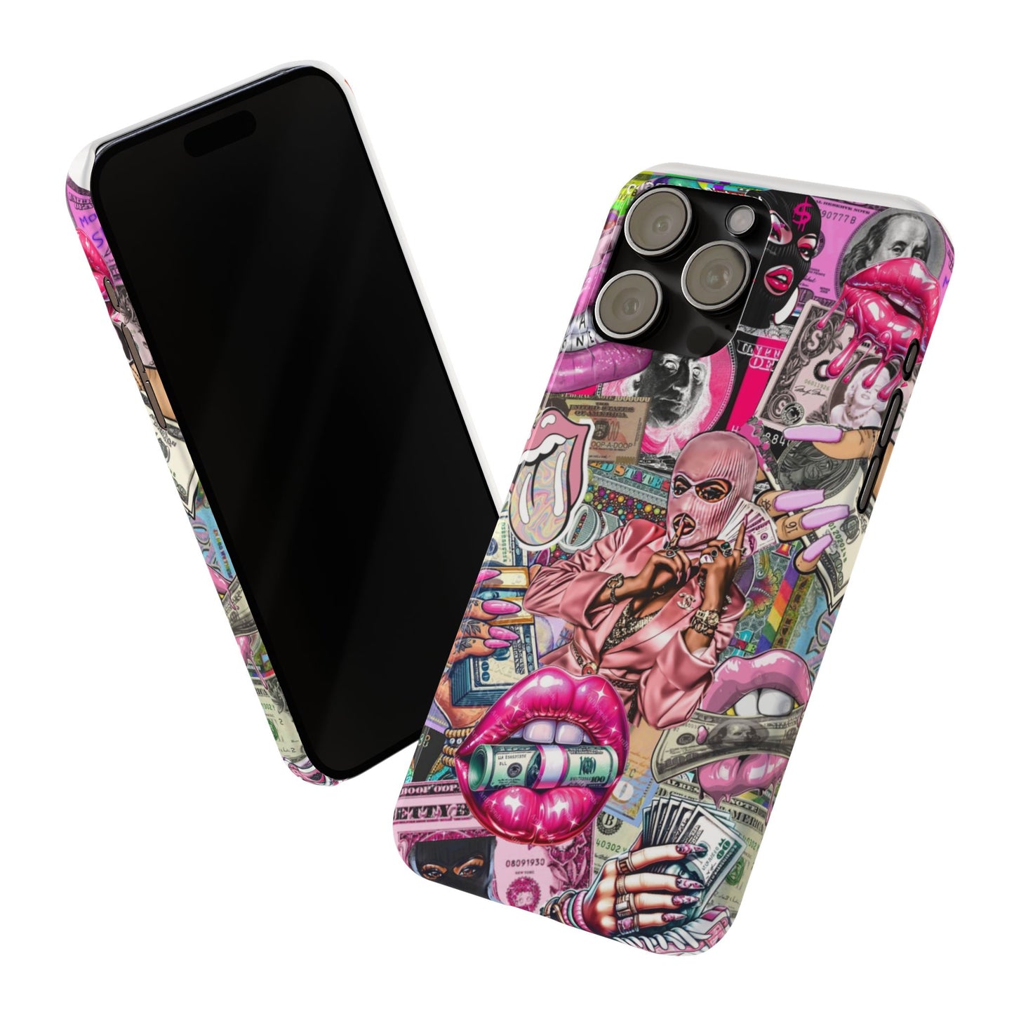 Vibrant Slim Phone Case with Iconic Graphic Design