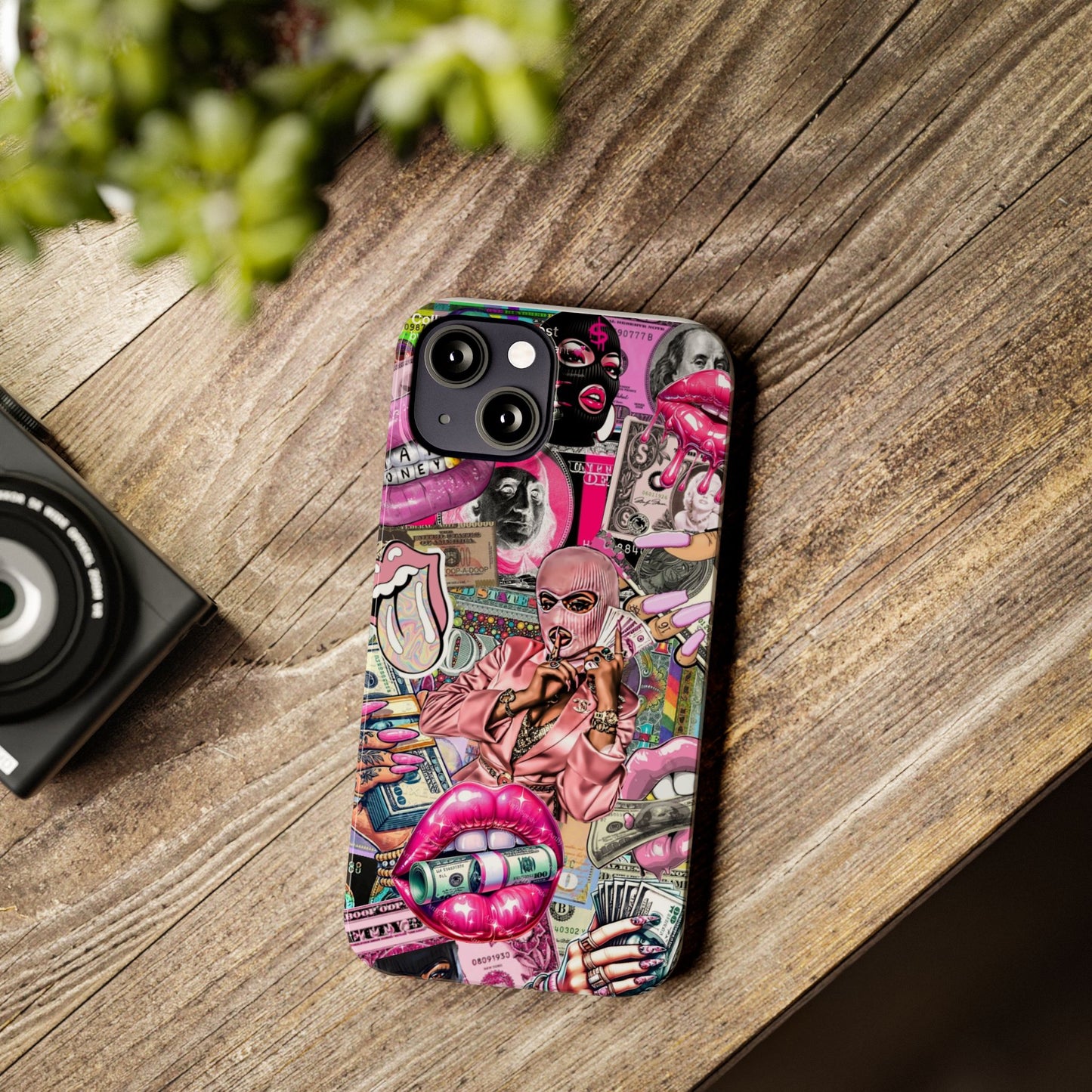 Vibrant Slim Phone Case with Iconic Graphic Design