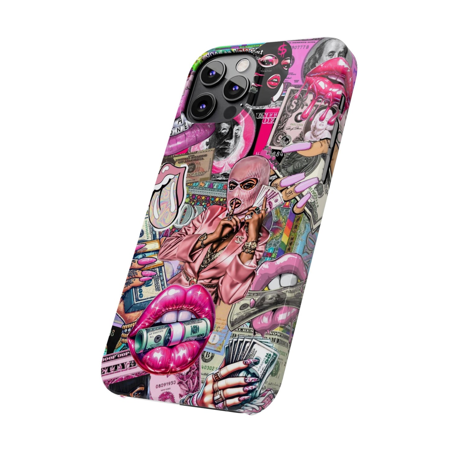 Vibrant Slim Phone Case with Iconic Graphic Design