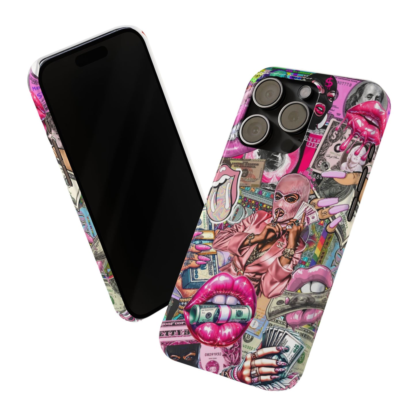 Vibrant Slim Phone Case with Iconic Graphic Design