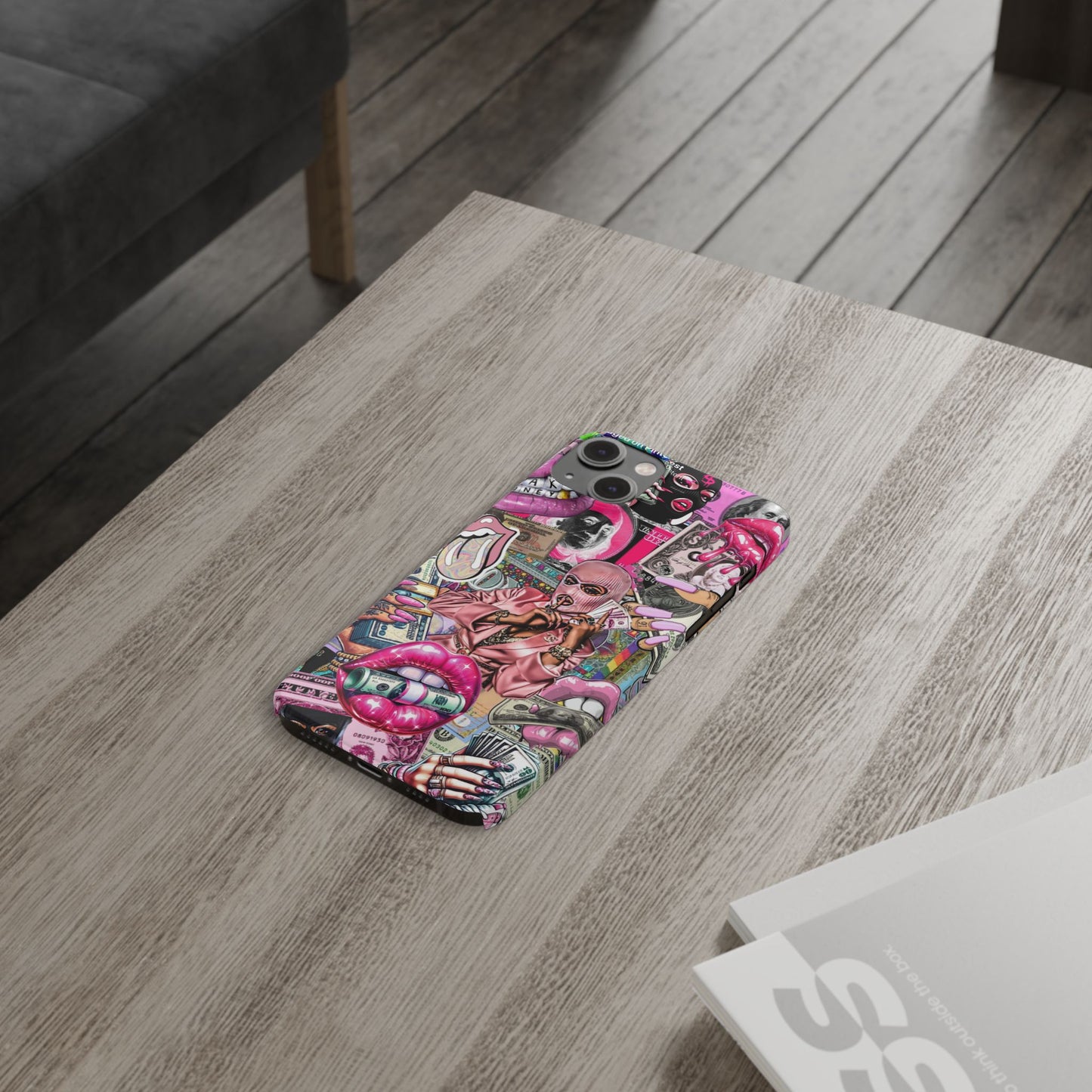 Vibrant Slim Phone Case with Iconic Graphic Design