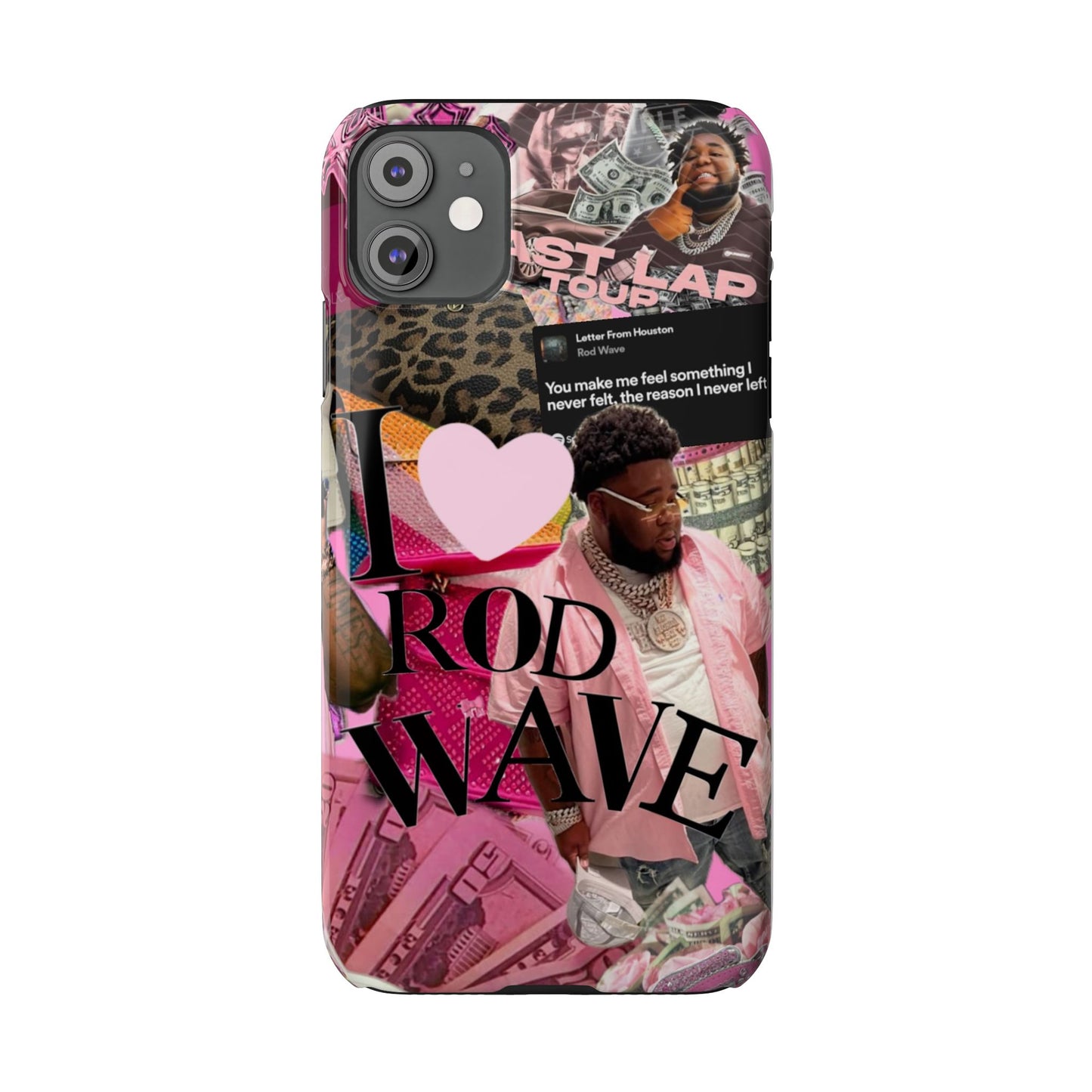 Rod Wave Slim Phone Case - Stylish & Trendy Accessories for Music Lovers