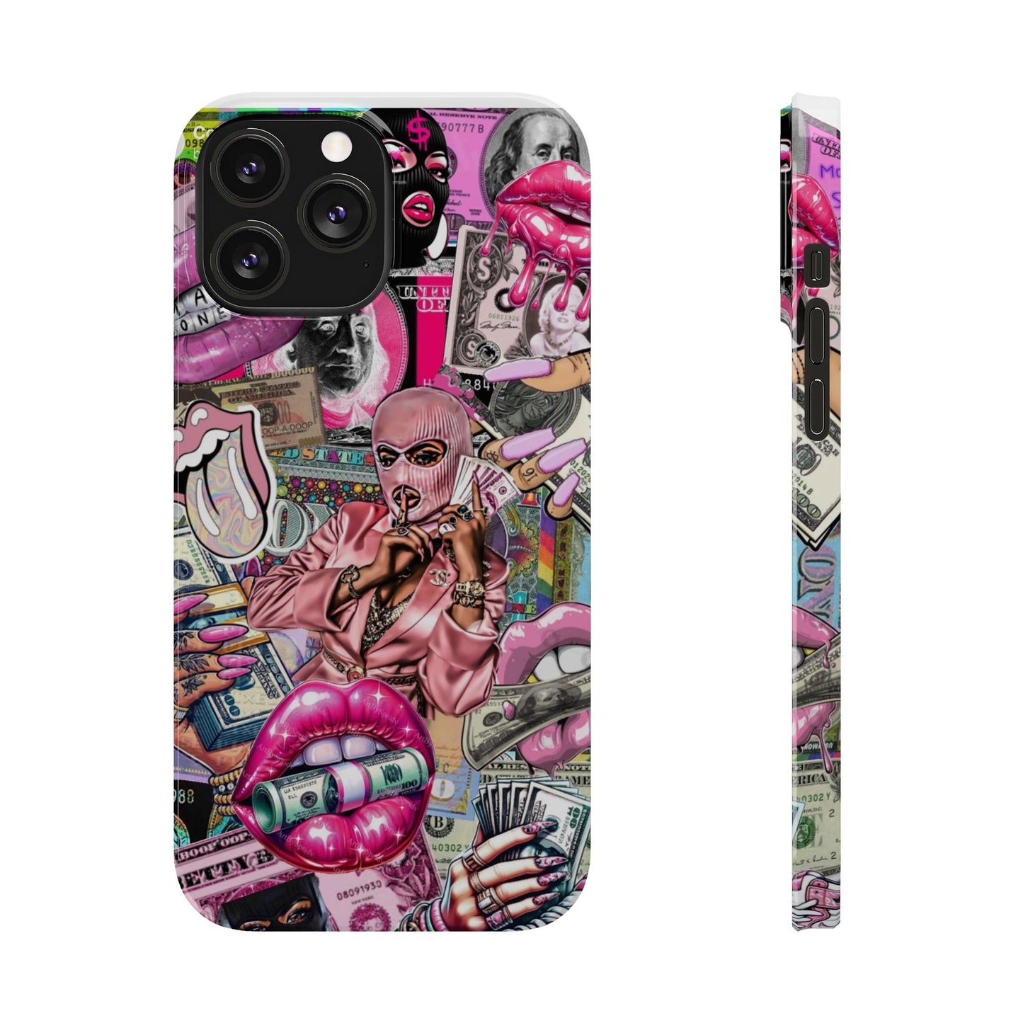 Vibrant Slim Phone Case with Iconic Graphic Design