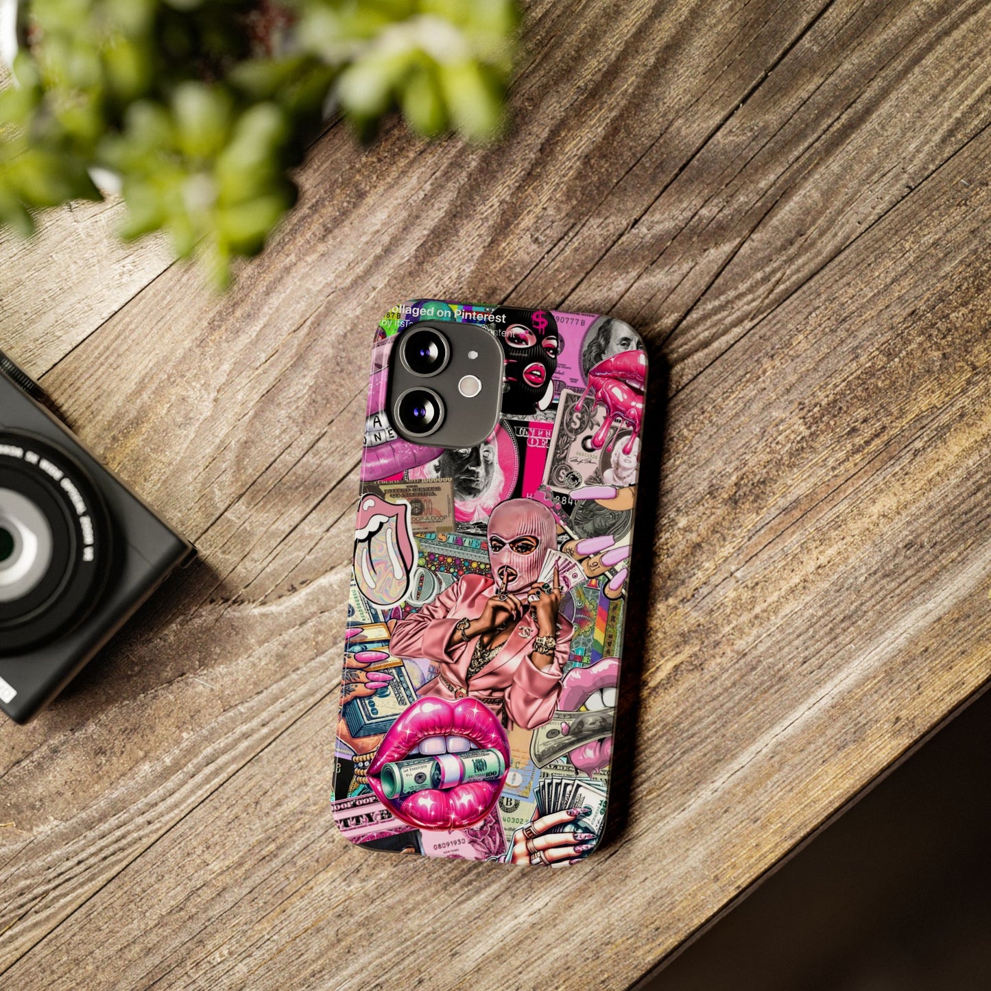 Vibrant Slim Phone Case with Iconic Graphic Design