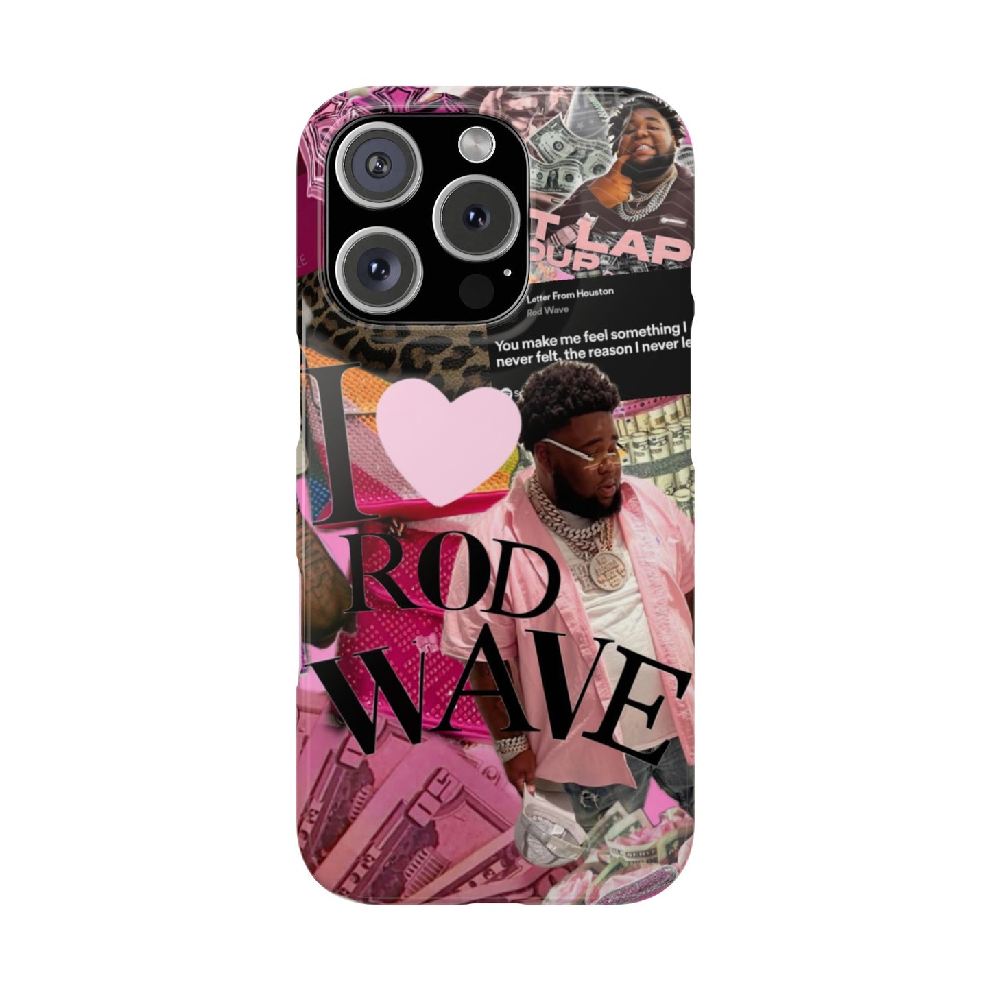 Rod Wave Slim Phone Case - Stylish & Trendy Accessories for Music Lovers