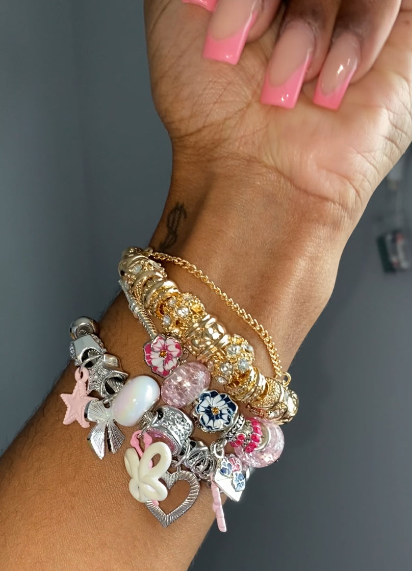 Pandoraa Style Jewelry Vendor Pretty Girl Bangles