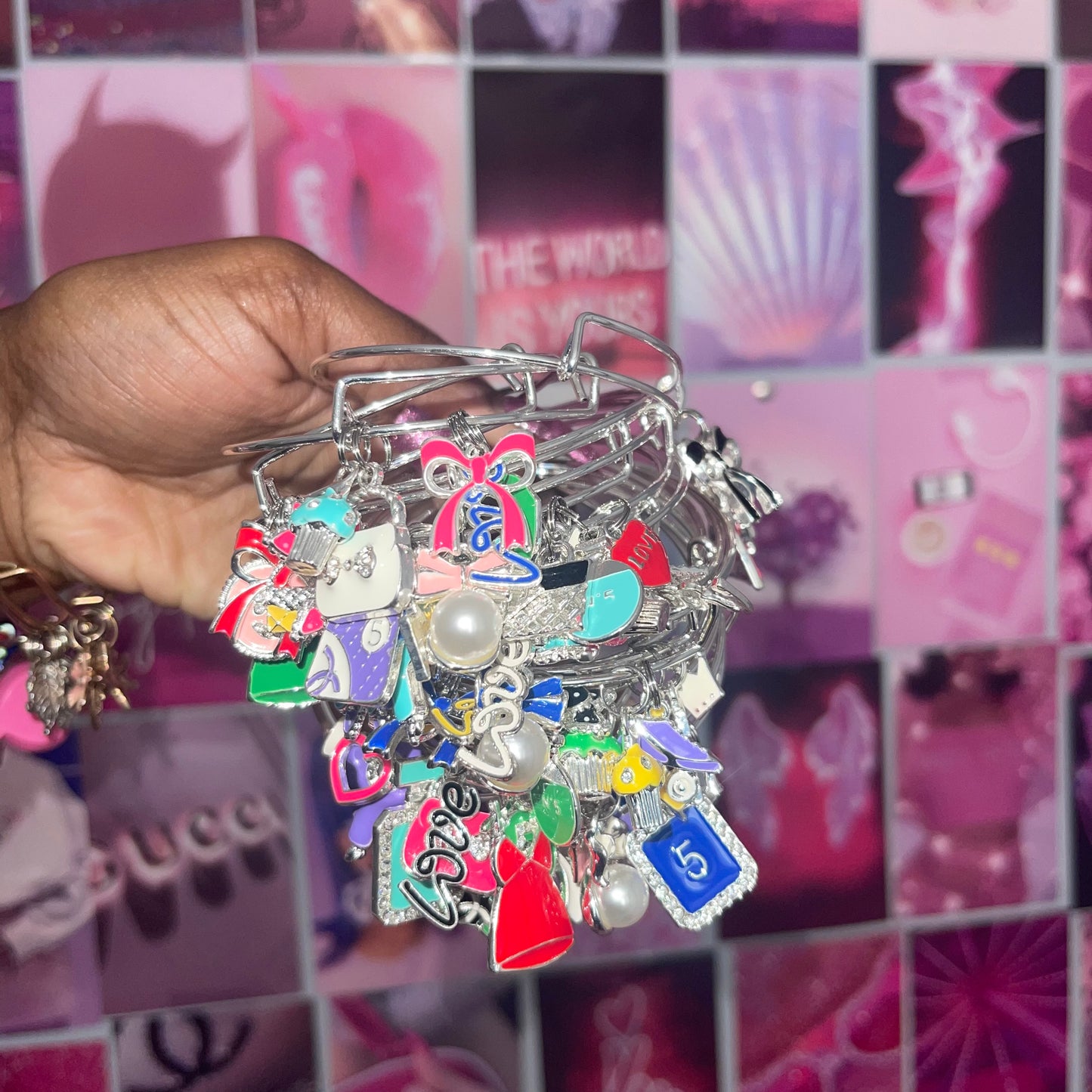 Colorful Silver Charm Vendor