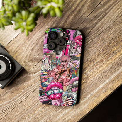 Vibrant Slim Phone Case with Iconic Graphic Design