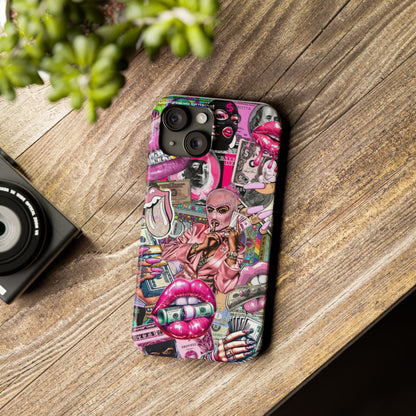 Vibrant Slim Phone Case with Iconic Graphic Design