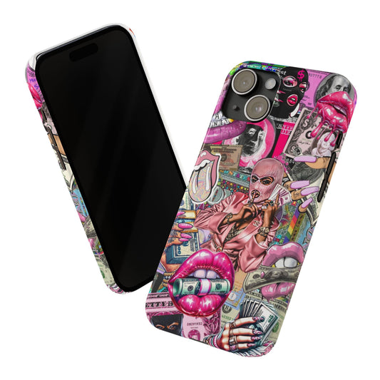 Vibrant Slim Phone Case with Iconic Graphic Design
