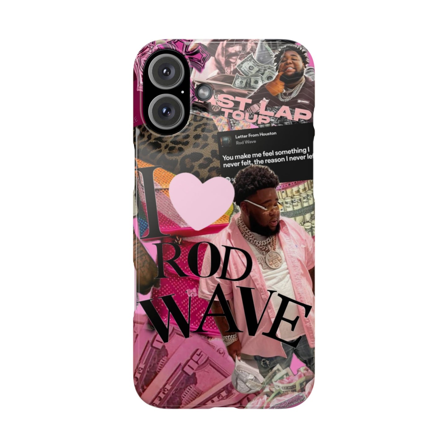 Rod Wave Slim Phone Case - Stylish & Trendy Accessories for Music Lovers