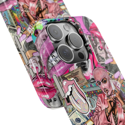 Vibrant Slim Phone Case with Iconic Graphic Design