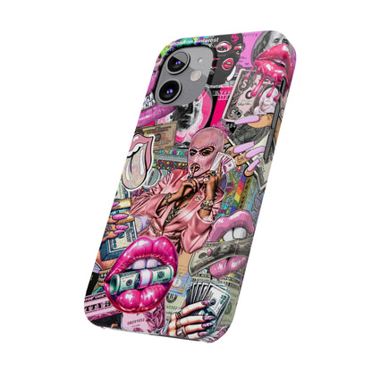 Vibrant Slim Phone Case with Iconic Graphic Design