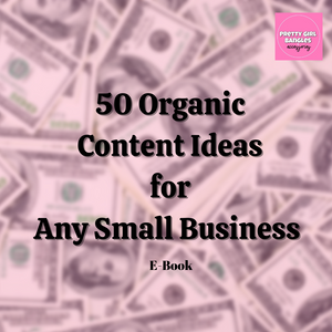 50 Organic Content Ideas (Instant Email)
