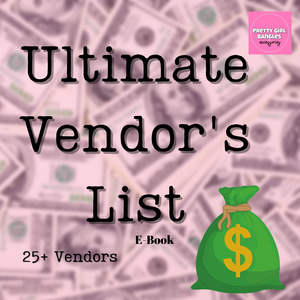 ULTIMATE VENDORS LIST (read description)